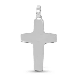 Cruz Buen Pastor Colgante Plata Ley 925m macizo 48 mm. Papa Francisco