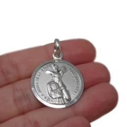 Cristo de los Gitanos medalla plata 925m 19mm. Ntro Padre Jesús de la