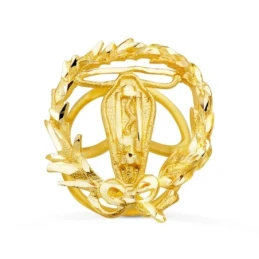 Electrónico Insignia Profesional Escudo Oro 18k unisex 16 mm. alfiler