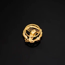 Electrónico Insignia Profesional Escudo Oro 18k unisex 16 mm. alfiler