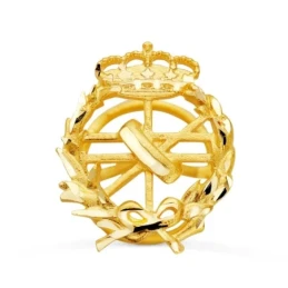 Informática Insignia Profesional Escudo Oro 18k unisex 18 mm. alfiler