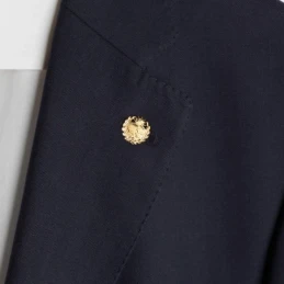 Veterinaria Insignia Profesional Escudo Oro 18k unisex 15 mm.