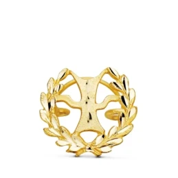 Psicología Insignnia Profesional Escudo Oro 18k unisex 15 mm. solaper