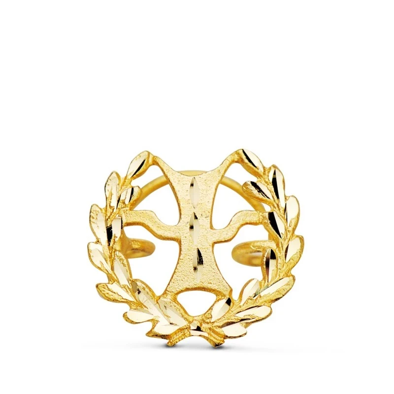 Psicología Insignnia Profesional Escudo Oro 18k unisex 15 mm. solaper
