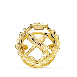 Filosofía Insignia Profesional Escudo Oro 18k unisex 15 mm. solapero