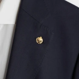 Enfermería Isignia Profesional Escudo Oro 18k unisex 17 mm. solapero