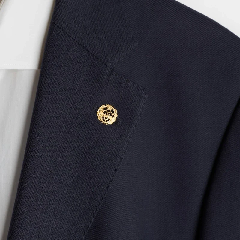 Ingeniero Industrial Insignia Profesional Escudo Oro 18k unisex 15 mm