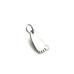 Colgante plata ley 925m 19mm. pie silueta [AA8346]