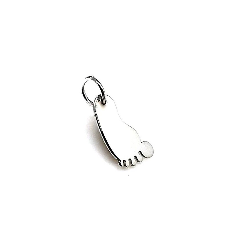 Colgante plata ley 925m 19mm. pie silueta [AA8346]