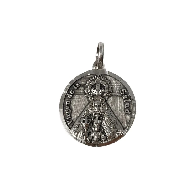 Virgen de la Salud Antequera medalla plata Ley 925m colgante 24 mm. m