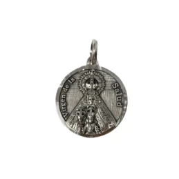Virgen de la Salud Antequera medalla plata Ley 925m colgante 24 mm. m