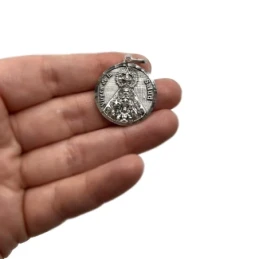 Virgen de la Salud Antequera medalla plata Ley 925m colgante 24 mm. m