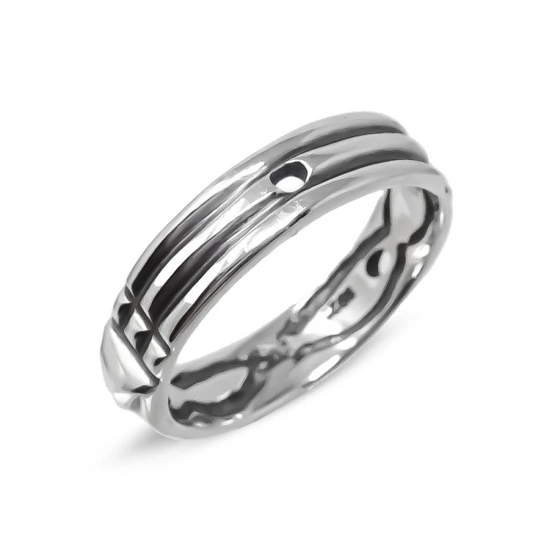 Anillo Sortija Atlante en Plata de Ley 925m amuleto unisex