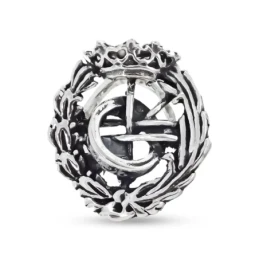 Insignia Profesional de Ingeniería Informática 17 mm. Plata Ley 925m