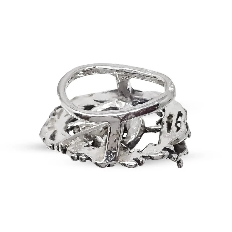 Insignia Profesional de Ingeniería Informática 17 mm. Plata Ley 925m
