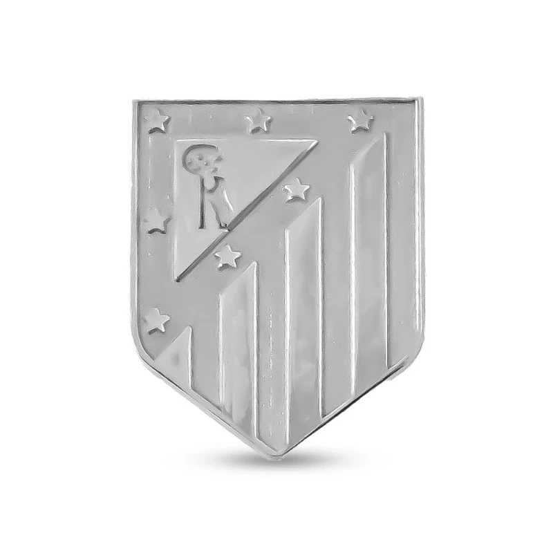 Atlético de Madrid Pin Plata Ley 925m hombre 18 mm. escudo actual mat