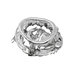 Insignia Profesional de Medicina 18 mm. Plata de Ley 925m macizo escu