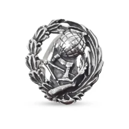 Insignia Profesional de Magisterio 18 mm. Plata de Ley 925m macizo es