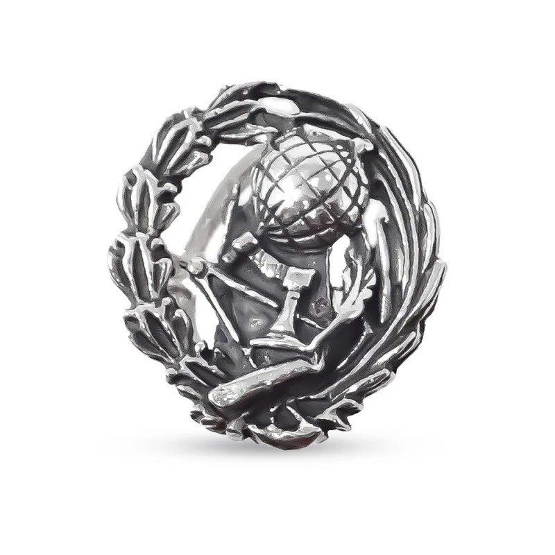 Insignia Profesional de Magisterio 18 mm. Plata de Ley 925m macizo es