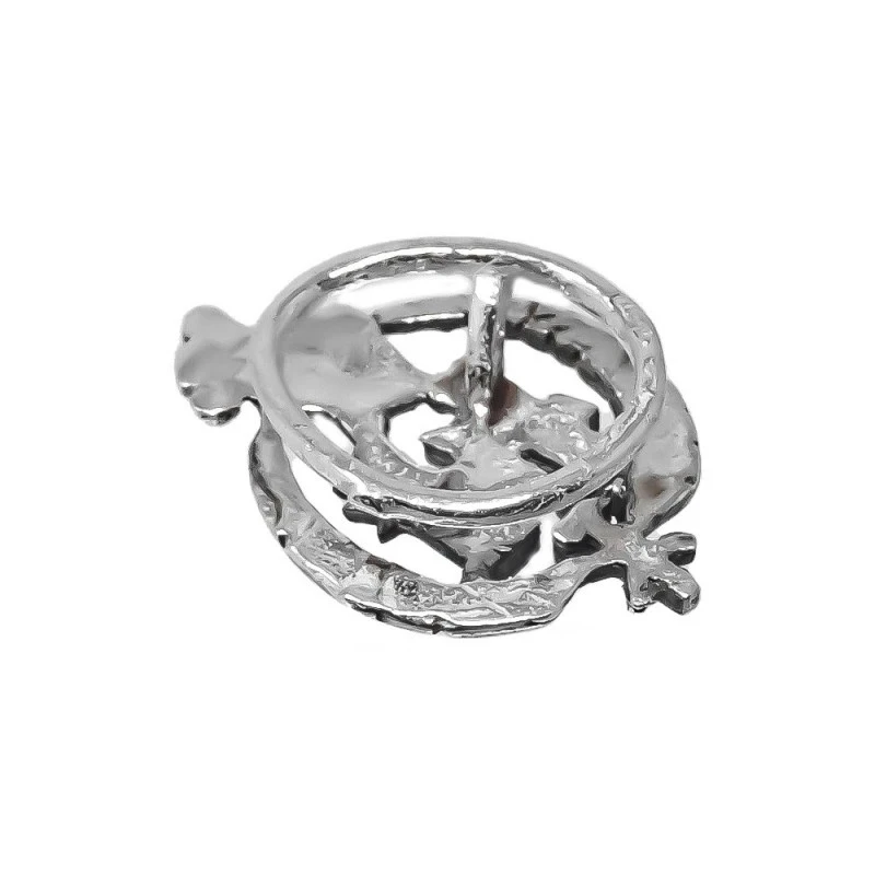 Insignia Profesional de Agente de Seguros 21 mm. Plata de Ley 925m ma