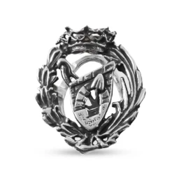 Insignia Profesional de Ingeniero de Caminos 18 mm. Plata de Ley 925m