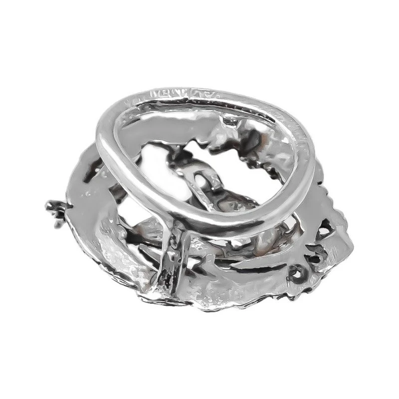 Insignia Profesional de Ingeniero de Caminos 18 mm. Plata de Ley 925m