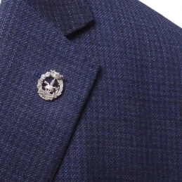 Insignia Profesional de Empresariales 18 mm. Plata de Ley 925m macizo