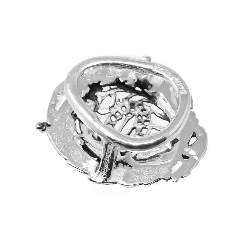 Insignia Profesional de Ciencias Biológicas 19 mm. Plata de Ley 925m