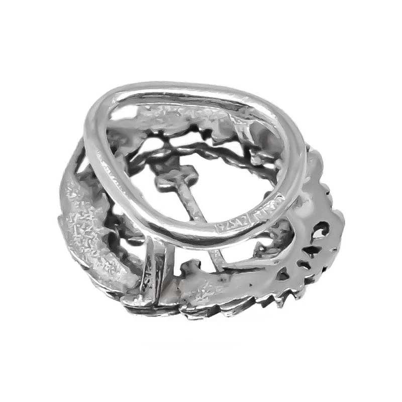 Insignia Profesional de Marina Mercante 18 mm. Plata de Ley 925m maci