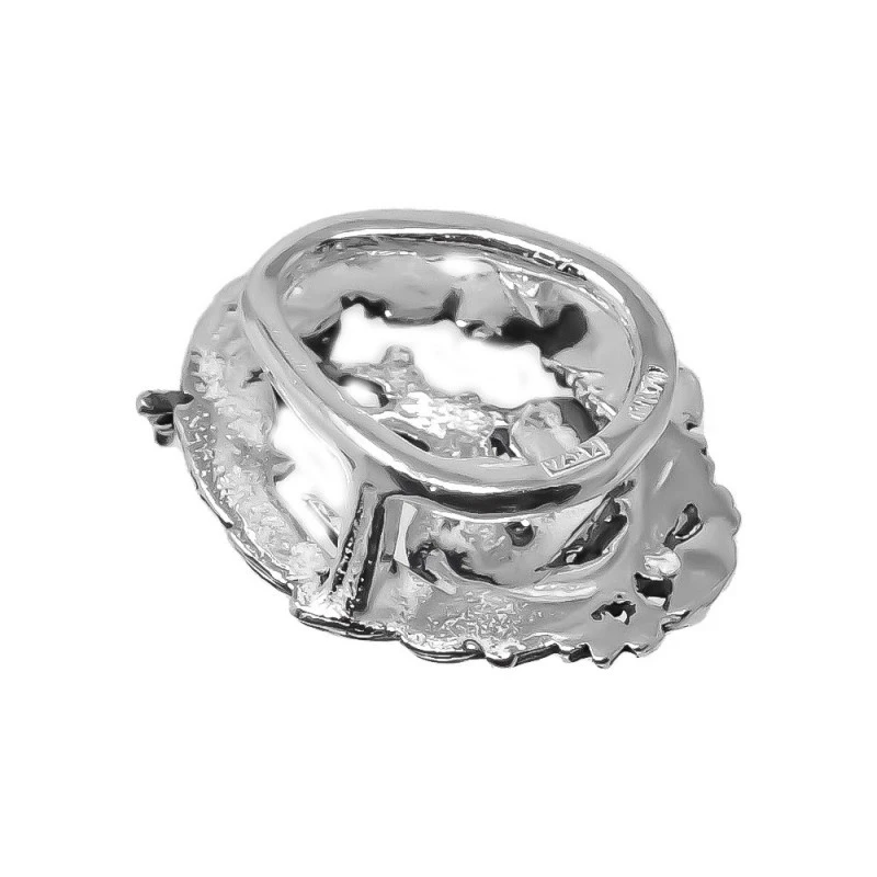 Insignia Profesional de Física 18 mm. Plata de Ley 925m macizo escudo