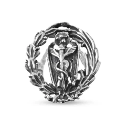 Insignia Profesional de Agente Comercial 18 mm. Plata de Ley 925m mac