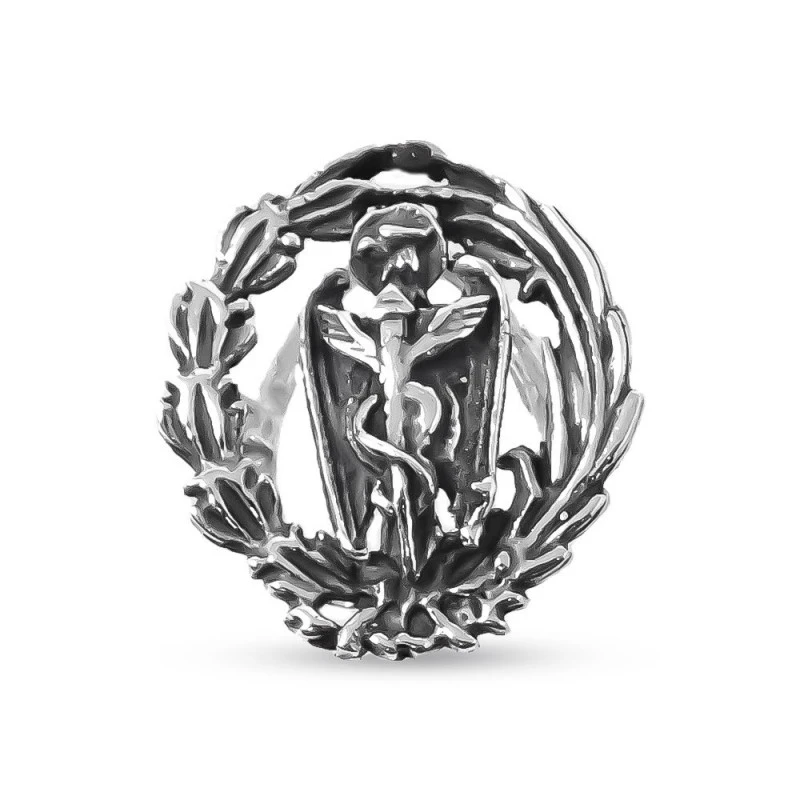 Insignia Profesional de Agente Comercial 18 mm. Plata de Ley 925m mac