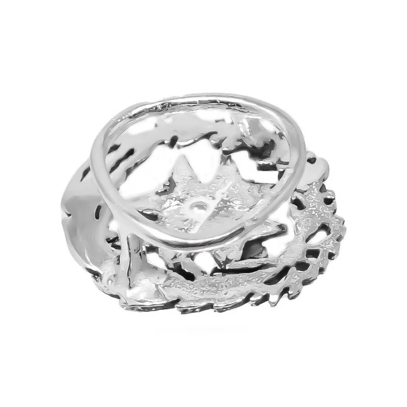 Insignia Profesional de Podólogo 18 mm. Plata de Ley 925m macizo escu