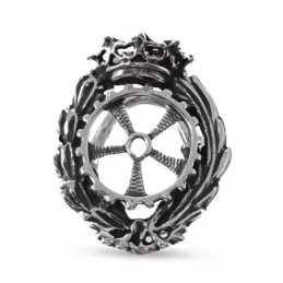 Insignia Profesional de Maestría Industrial 18 mm. Plata de Ley 925m