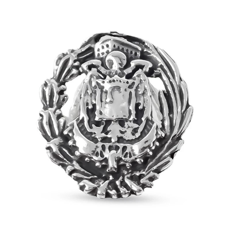 Insignia Profesional Agente de la Propiedad 18 mm. Plata Ley 925m mac