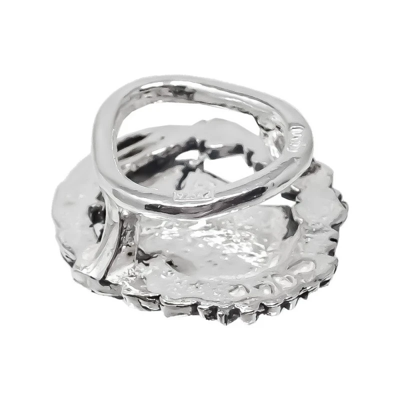 Insignia Profesional Agente de la Propiedad 18 mm. Plata Ley 925m mac