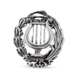 Insignia Profesional de Música 18 mm. Plata de Ley 925m macizo escudo