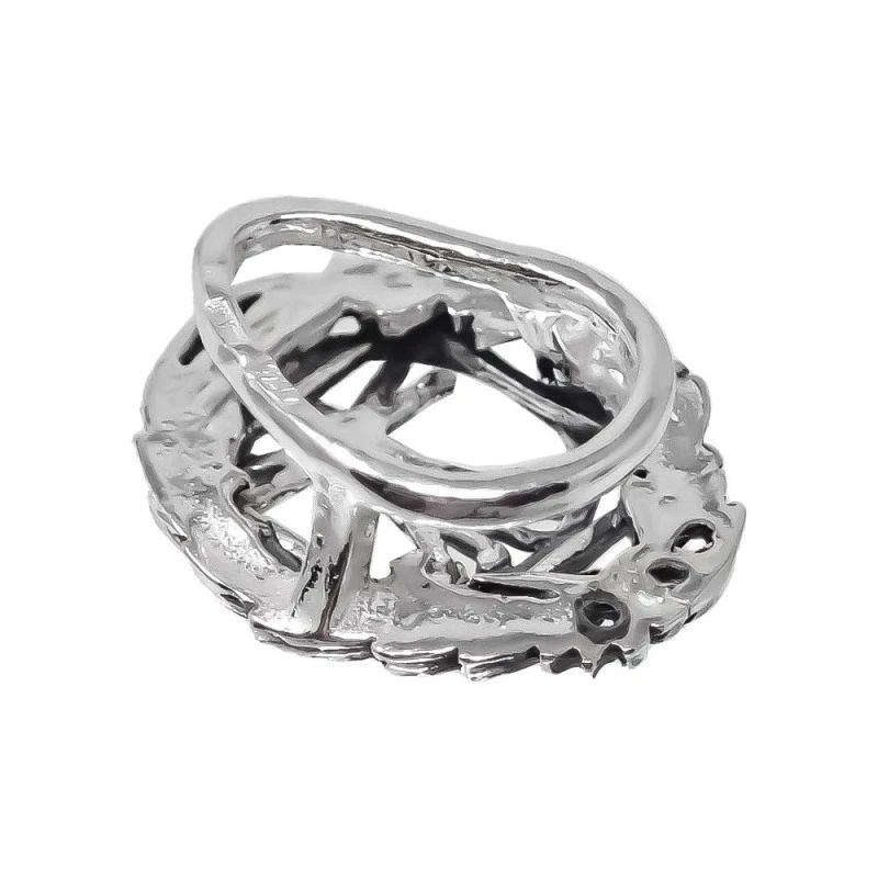 Insignia Profesional de Bellas Artes 17 mm. Plata de Ley 925m macizo