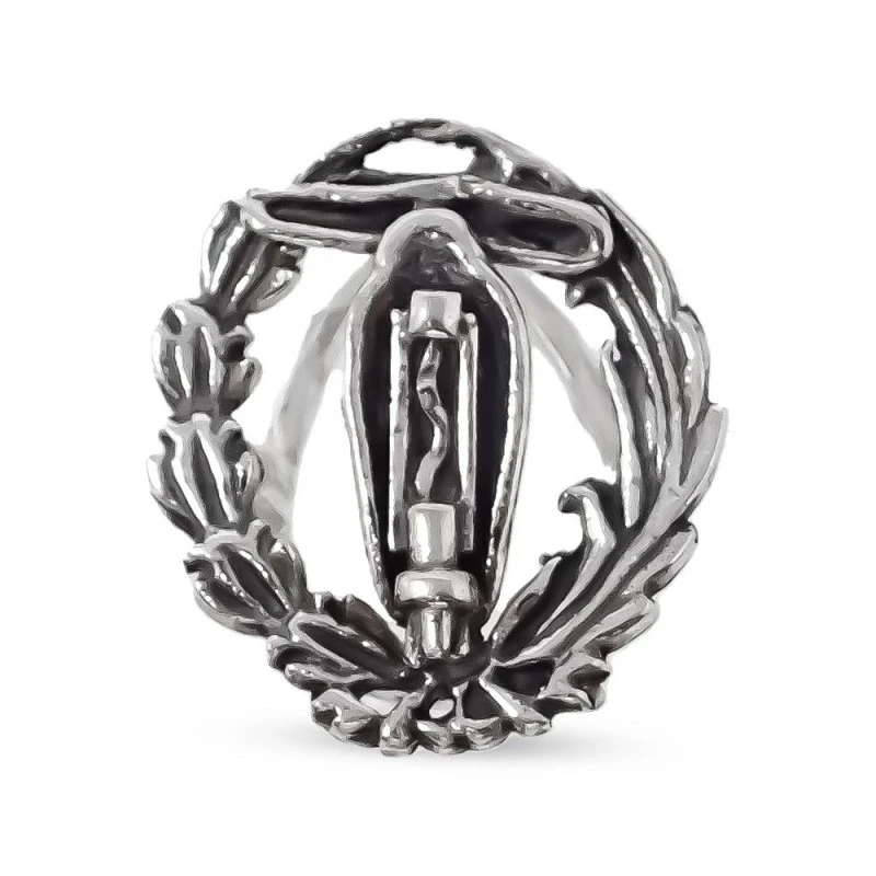 Insignia Profesional Ingeniería Electrónica 18 mm. Plata de Ley 925m