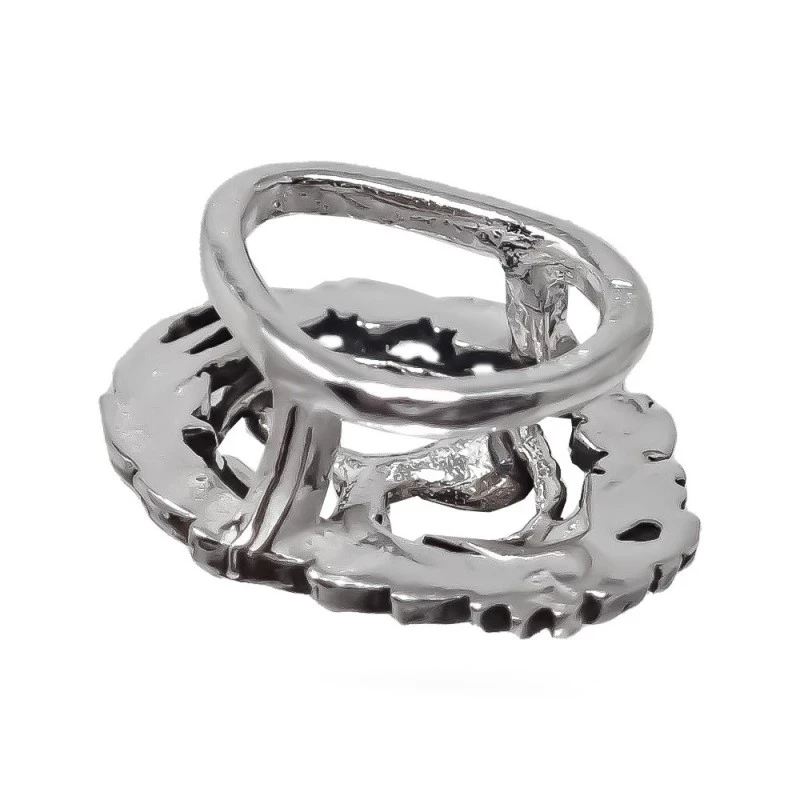 Insignia Profesional de Maquinaria Naval 18 mm. Plata de Ley 925m mac