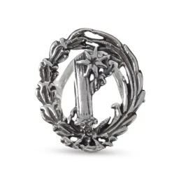 Insignia Profesional de Guía Turístico 18 mm. Plata de Ley 925m maciz