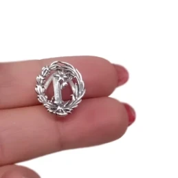 Insignia Profesional de Guía Turístico 18 mm. Plata de Ley 925m maciz