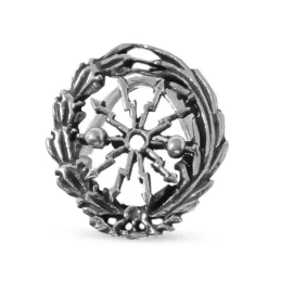 Insignia Profesional de Radiotelegrafista 18 mm. Plata de Ley 925m ma