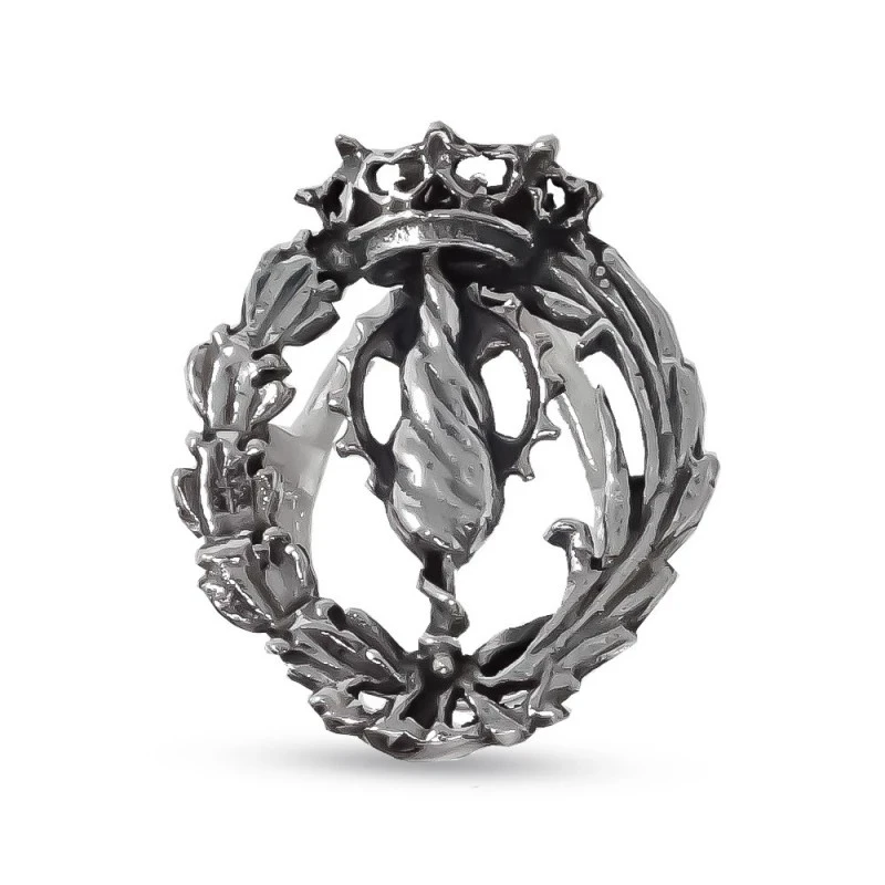 Insignia Profesional Ingeniero Industrial Textil 19 mm. Plata Ley 925
