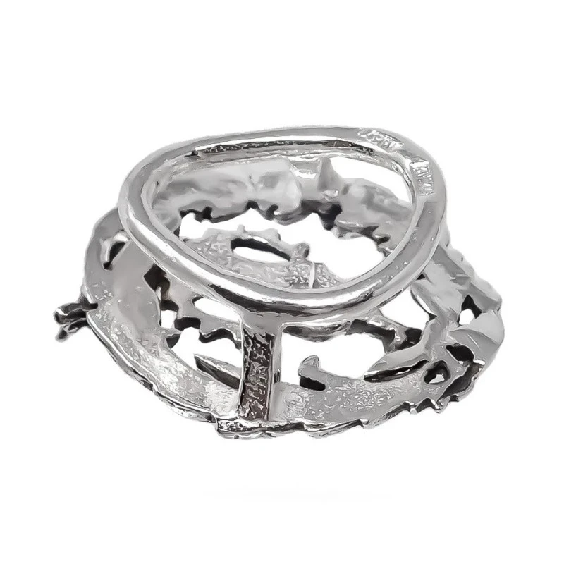 Insignia Profesional Ingeniero Industrial Textil 19 mm. Plata Ley 925