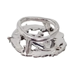 Insignia Profesional de Topógrafo 18 mm. Plata de Ley 925m macizo esc