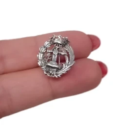Insignia Profesional de Topógrafo 18 mm. Plata de Ley 925m macizo esc