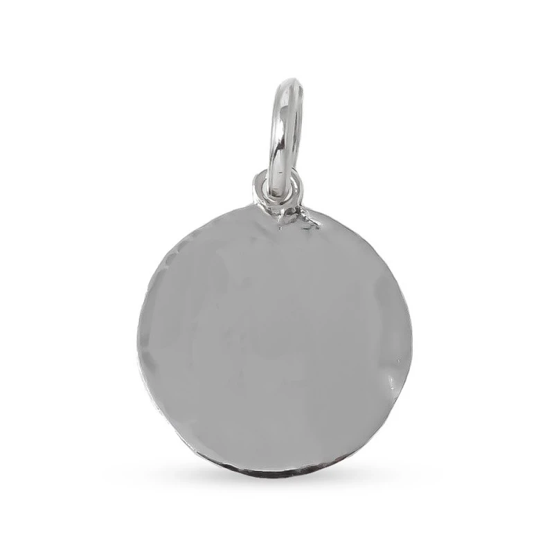 Beato Carlo Acutis Medalla en Plata de Ley 925m de 18 mm. con brillo
