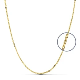 Cadena oro 9k forzada 45cm. 3.15gr. [AB2470]