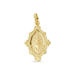 Medalla oro18k unisex Corazón de Jesús 22 mm. DETENTE EL CORAZÓN DE J